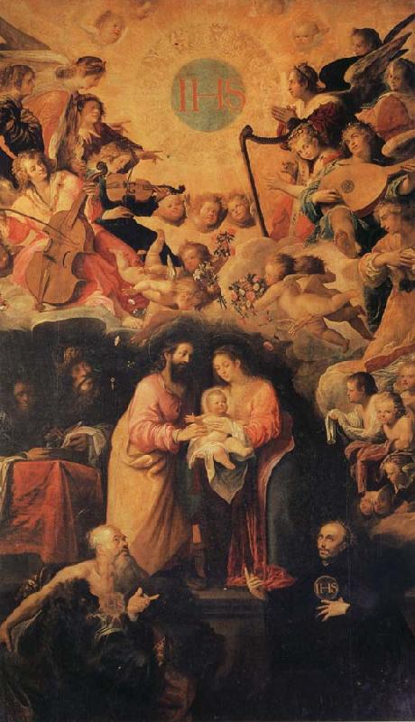 Adoration of the Name of Fesus, ROELAS, Juan de las